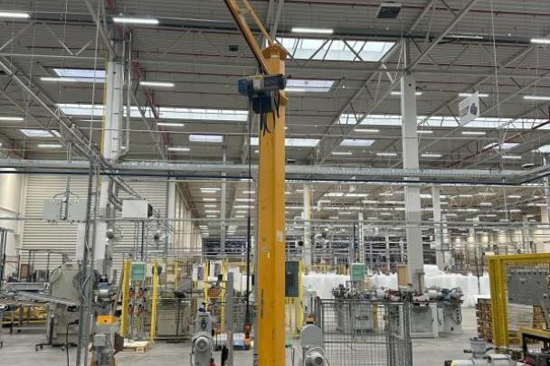 Crane with arm DEMAG